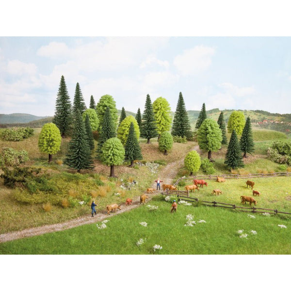 HO Mixed ForestTreeS 25pcs