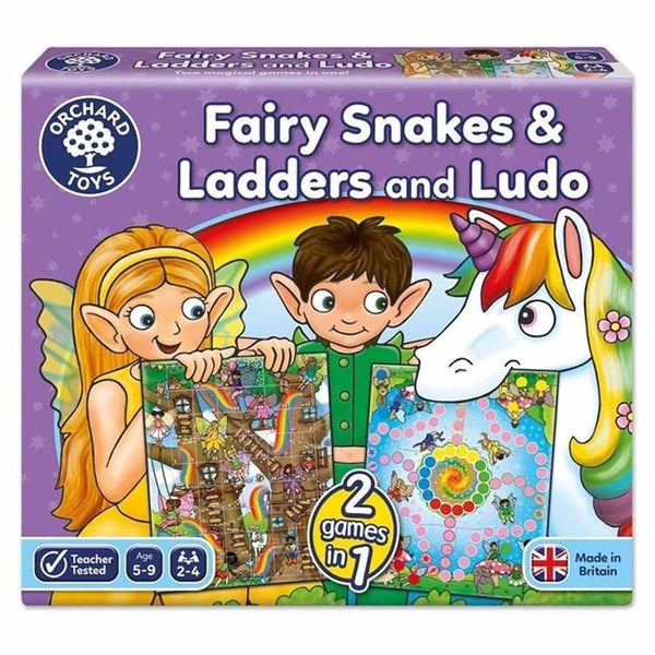 Orchard Toys - Fairy Snakes & Ladders Ludo