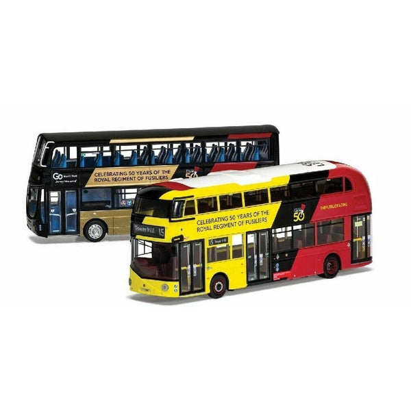 Corgi - 1/76 Corgi Royal Fusiliers 50th Anniversary Wrightbus Twin Pack