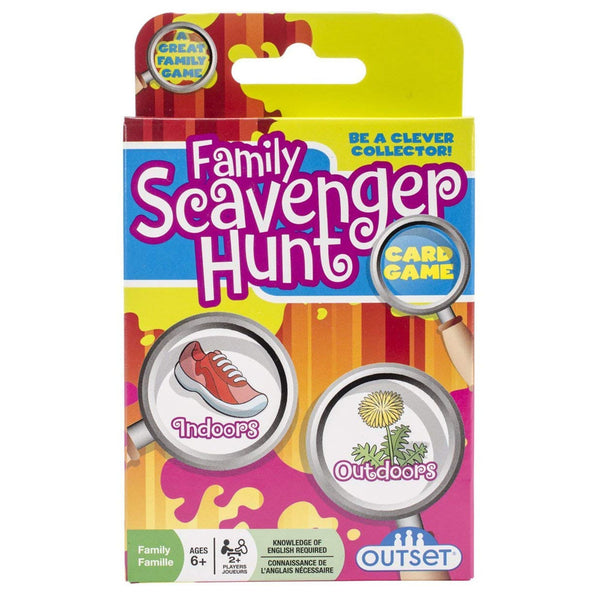 Family Scavenger Hunt Card Game