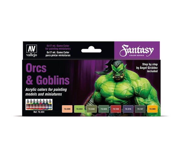 72304 Game Colour Orcs and Goblins 8 Colour Set Acrylic Paint