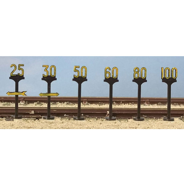 OO Modelscene Speed Signs