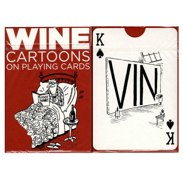 Wine Cartoons Playing Cards