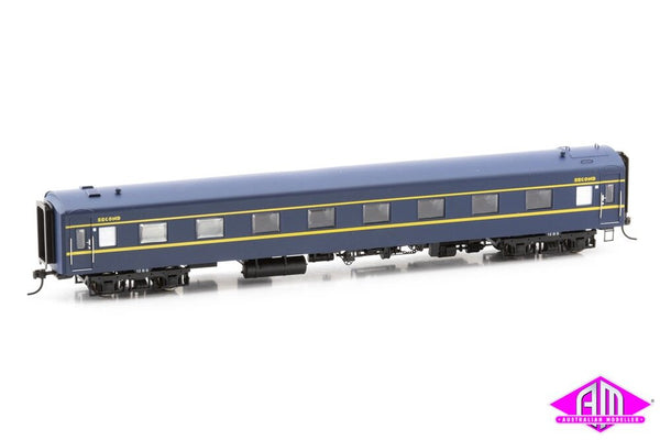 HO VR Blue and Yellow Second Class 12BS