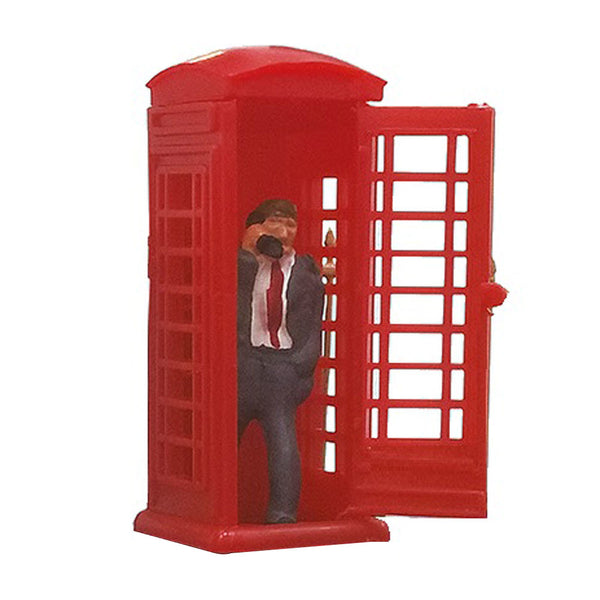 Modelscene Telephone Box and Caller