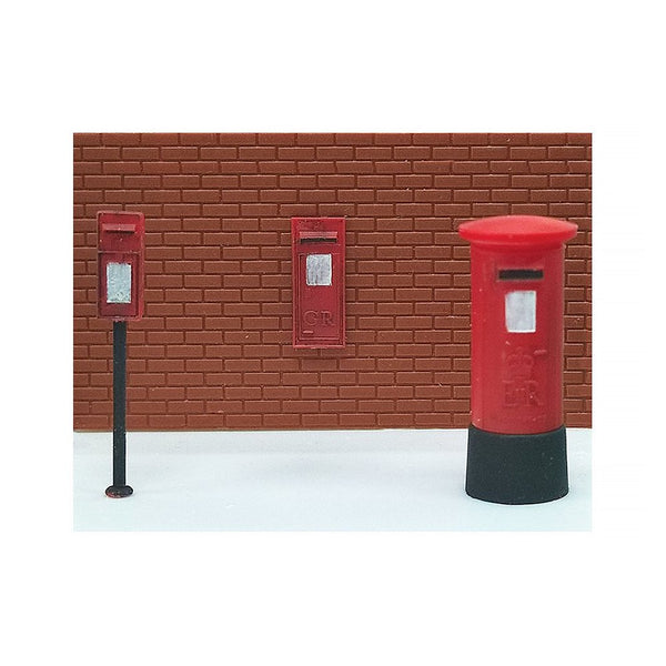 Modelscene Post Boxes 6 Assorted