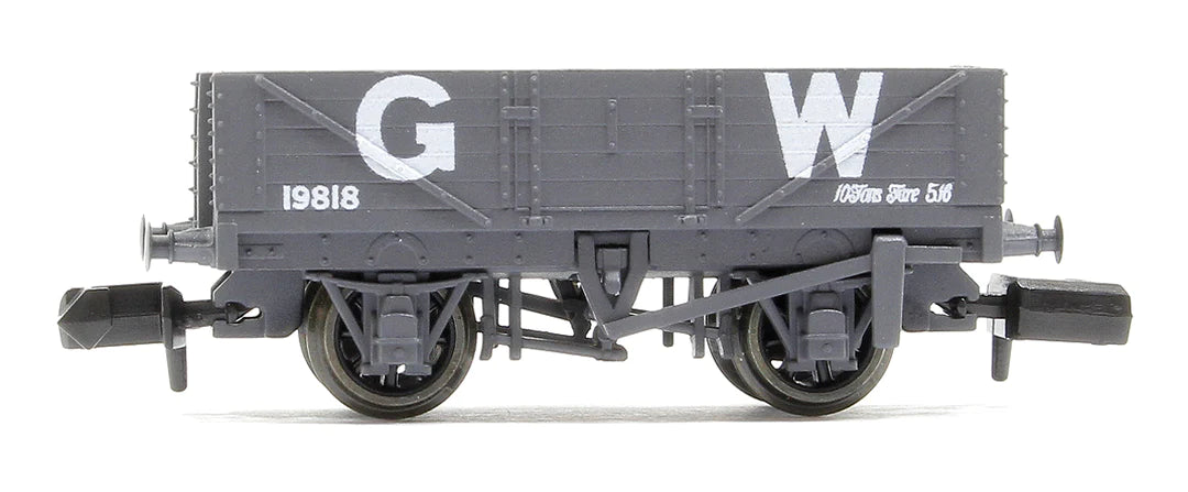 N RTR 9ft 5 Plank Open Wagon GWR Grey