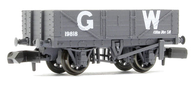 N RTR 9ft 5 Plank Open Wagon GWR Grey