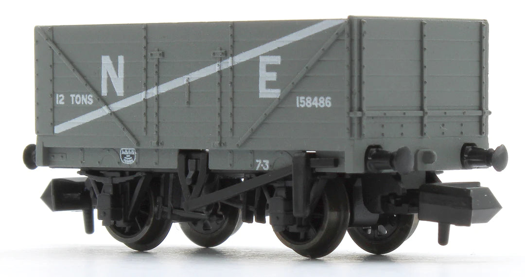 N 9ft 7 Plank Open Wagon NE Grey