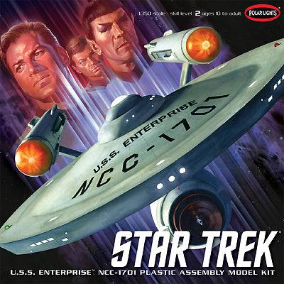 Polar Lights - Polar Lights 938 1/350 Star Trek TOS Enterprise 50th Anniversary Edition Plastic Model Kit