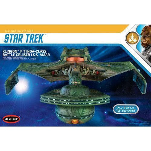 Polar Lights - Polar Lights 950M 1/350 Star Trek Klingon K?t?inga Plastic Model Kit