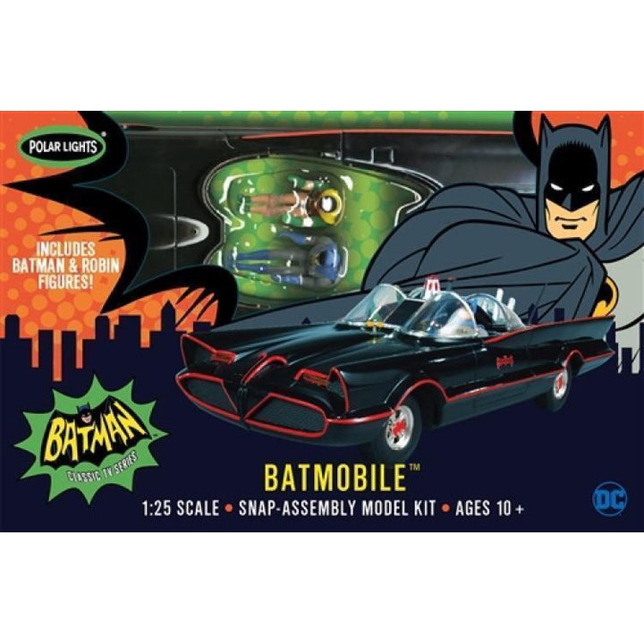 Polar Lights - Polar Lights 965 1/25 1966 Batmobile (Snap) Plastic Model Kit