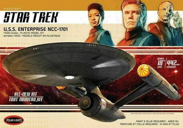 973M 1/1000 Star Trek Discovery U.S.S. Enterprise 2T  Plastic Model Kit