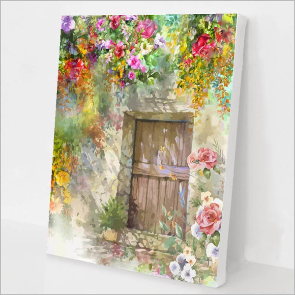 Paint by Numbers Kit Garden Door