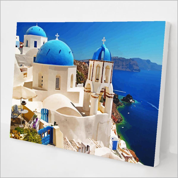 Paint by Numbers Kit Santorini