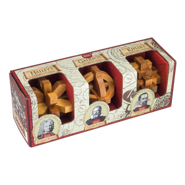 Professor Puzzle - Great Minds Set of 3 Wood