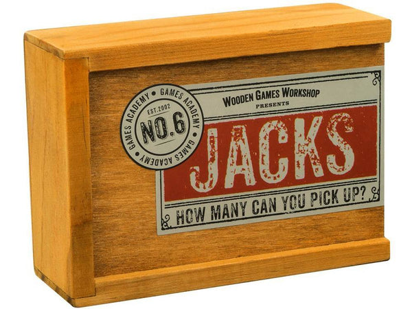 Jacks in Wooden Box