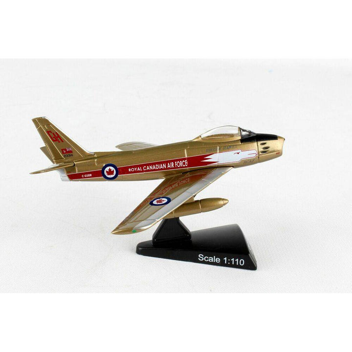 Postage Stamp - 1/110 RCAF Canadair Sabre "Golden Hawks"