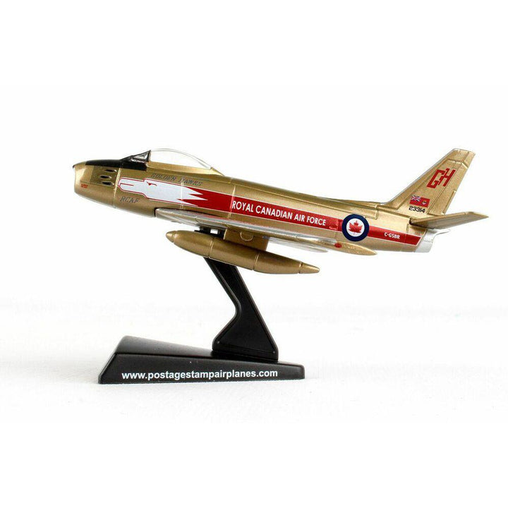 Postage Stamp - 1/110 RCAF Canadair Sabre "Golden Hawks"