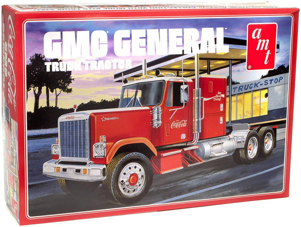 1/25 1976 GMC General Semi Tractor CocaCola Plastic Model Kit