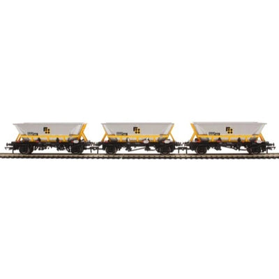 OO HAA HOPPER WAGONS THREE PACK BR COAL SECTOR  ERA 8