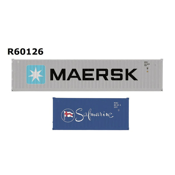 SAFMARINE and MAERSK CONTAINER PACK 1 X 20 AND 1 X 40 CONTAINERS  ERA 11