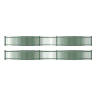 OO Ratio Picket Fencing Green Straight Only