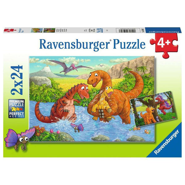 2x24pc Dinosaurs at play