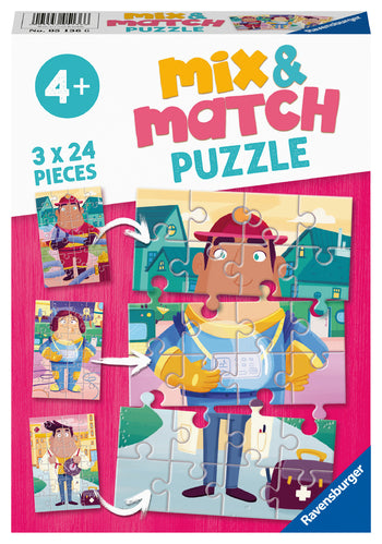 3x24pc Job Swap Mix and Match Puzzle