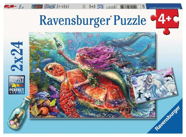 2x24pc Mermaid Adventures Puzzle