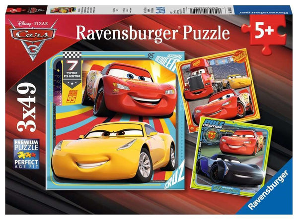 3x49pc Disney Cars 3 Collection