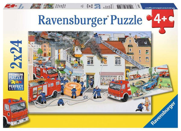 2x24pc Busy Fire Brigade Puzzle