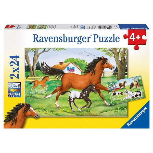 2 x 24pc World of Horses Puzzle