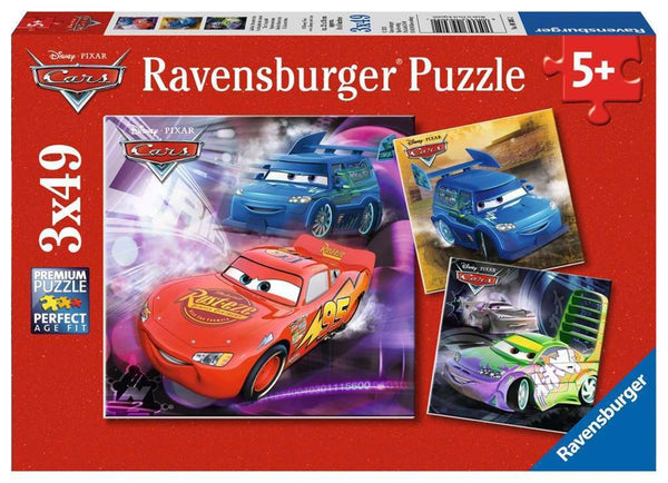 3x49pc Disney Cars Puzzle