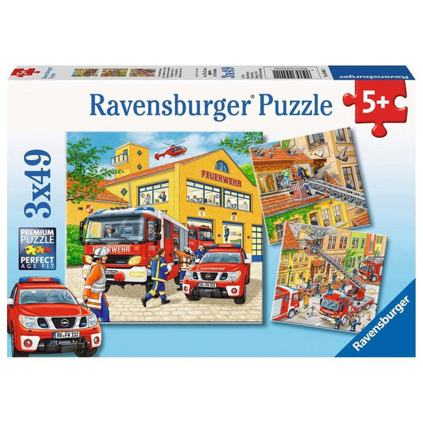 3x49pc Fire Brigade Run Puzzle