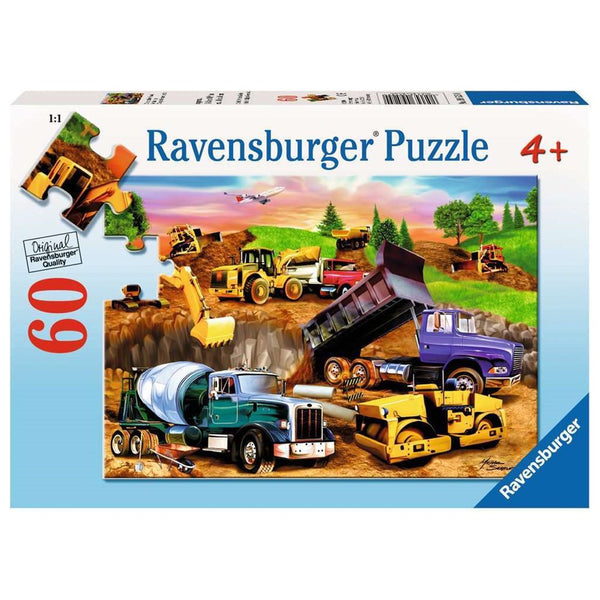 60pc Construction Crowd Puzzle