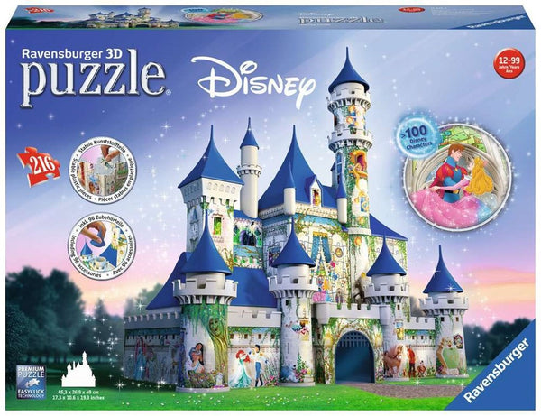 216pc Disney Princesses Castle 3D Puzzle