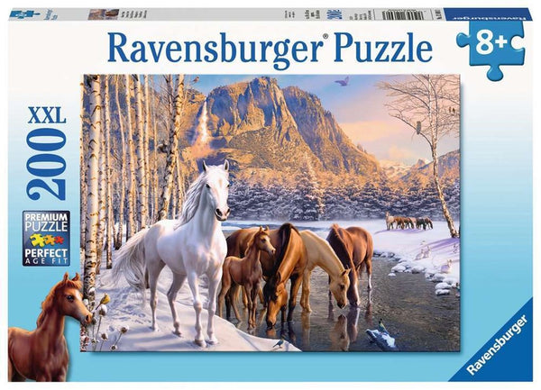 200pc Winter Horses