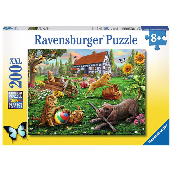 200pc Playing in the Yard Puzzle