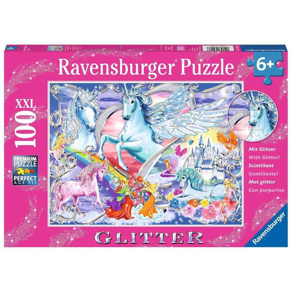 100pc Amazing Unicorns Glitter