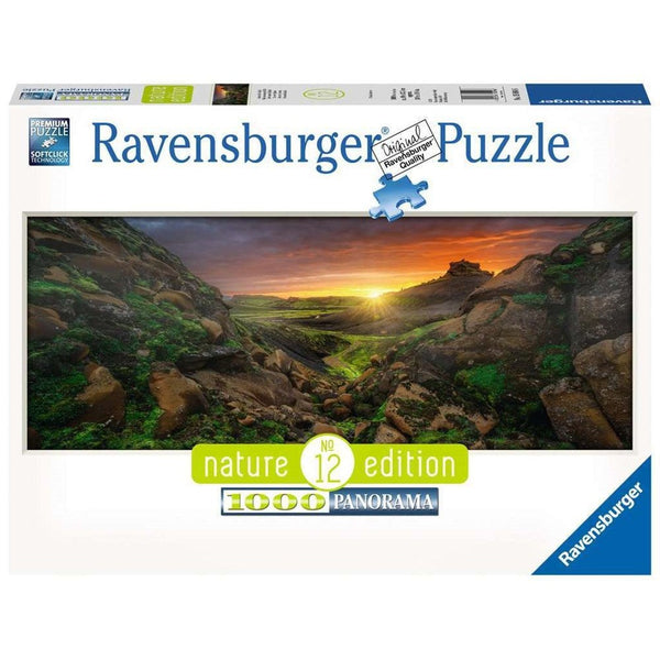 1000pc Sun over Iceland Puzzle