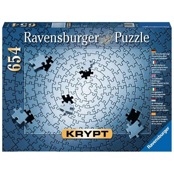 654pc KRYPT Silver Spiral Puzzle