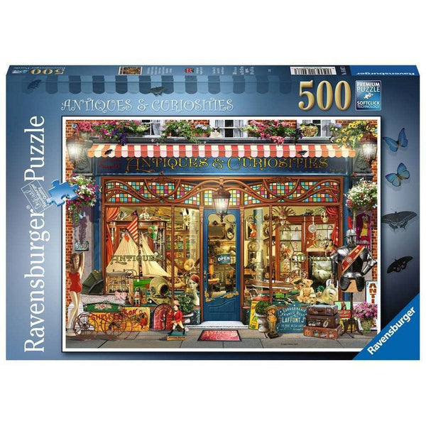 500pc Antiques and Curiosities