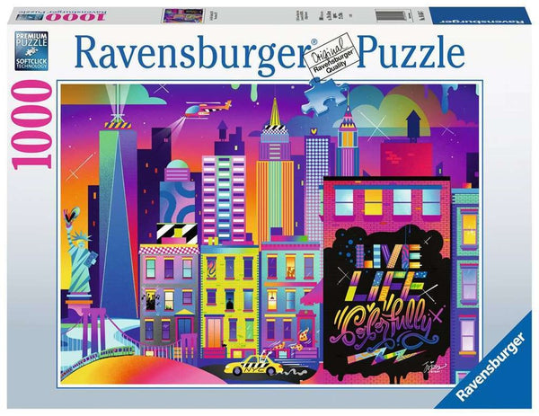 1000pc Live Life Colorfully NYC