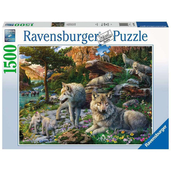 1500pc Wolves in Spring Puzzle