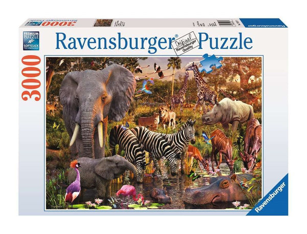 3000pc African Animal World Puzzle