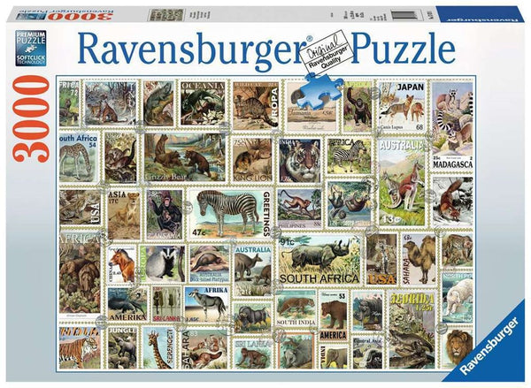 3000pc Animal Stamps