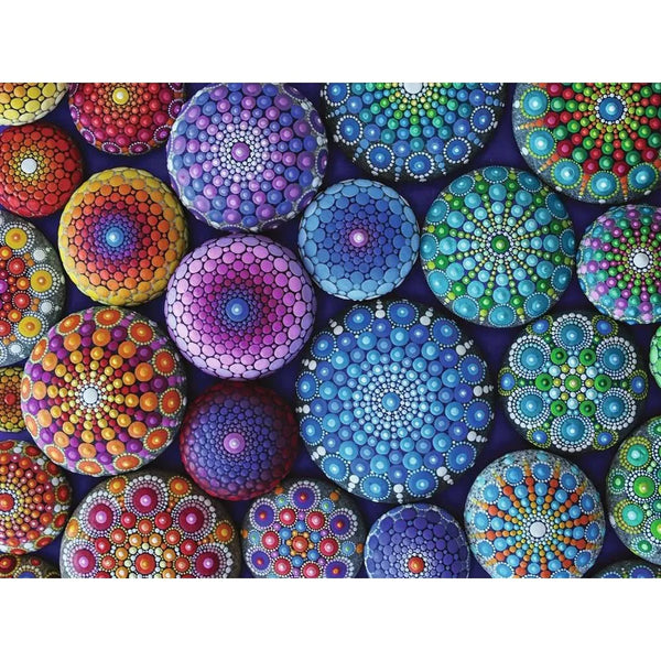 2000pc Radiating Rainbow Mandalas