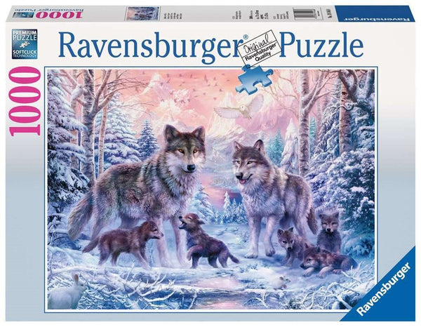 1000pc Arctic Wolves