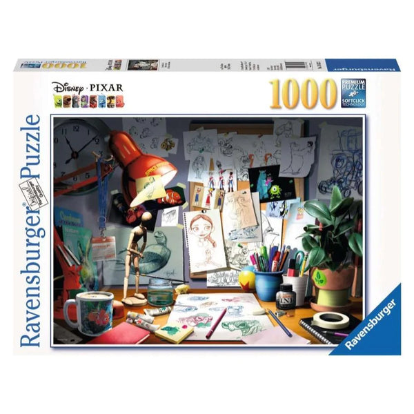 1000pc Disney Pixar The Artists Desk